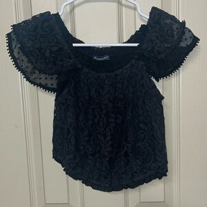 Abercrombie & Fitch XS black stretch top